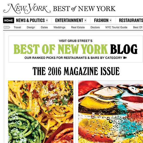 Screenshot of Best of New York article about Spaghetti Incident
